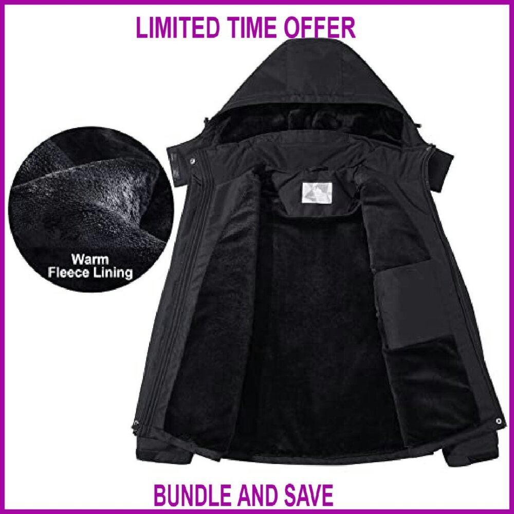 Women's Waterproof Windproof Ski Jacket Hooded Wi… - image 4